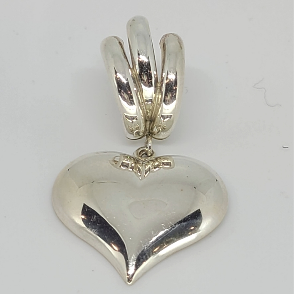 Classic Sterling Silver Heart Pendant